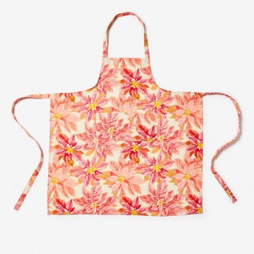 Bonnie and Neil | Apron | Poinsettia Red